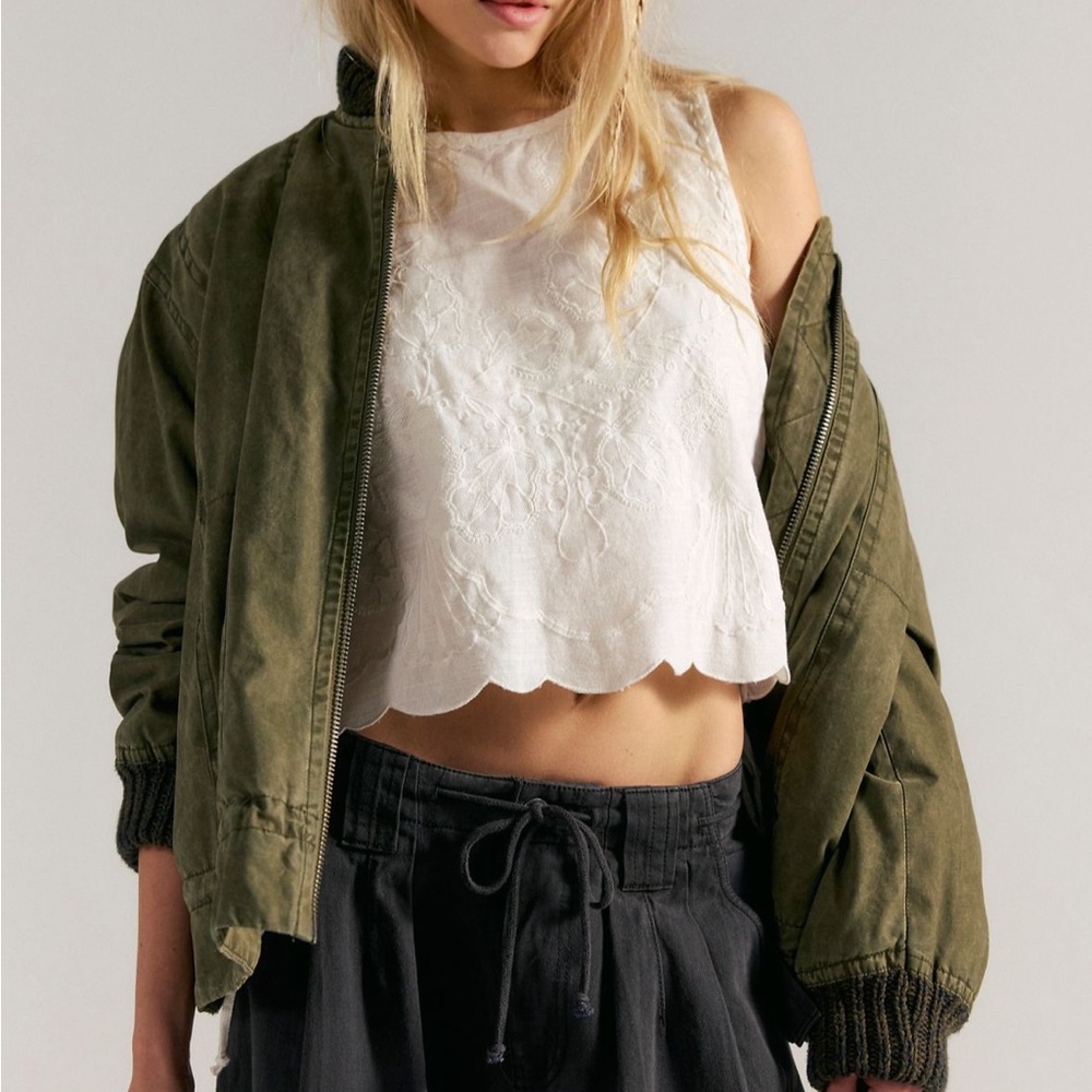 Free People Faded Gardens Tank